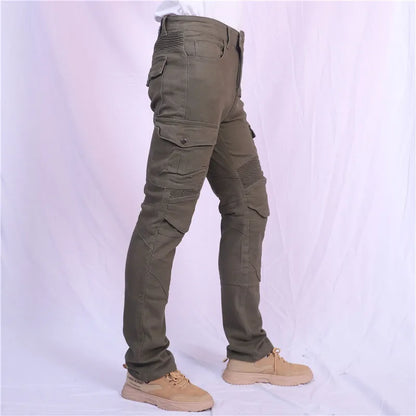 Men's Motorcycle Featherbed Jeans Standard Version Summer Riding Trousers Car Ride Comfortable Breathable Pantalones Motocicleta
