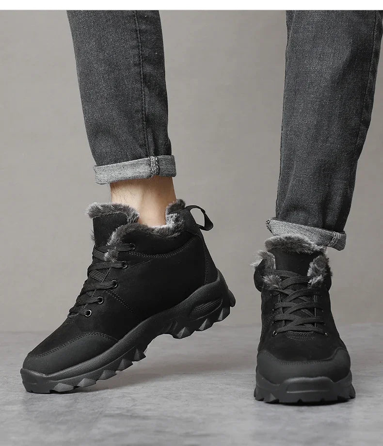 Men Sneakers Man Hiking Shoes Outdoor Mountain Boots Climbing Shoes Zapatos De Hombre Winter Boots Tennis Black Sneakes
