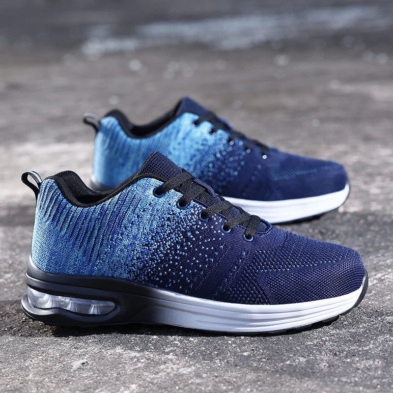 Lightweight Safety Shoes Women Men Air Cushion Work Sneakers Steel Toe Shoes Construction Safety Boots Anti-smash Work Shoes