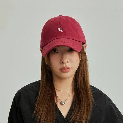 Unisex RH Letter Embroidery Baseball Cap Men Women Summer Casual Hat Outdoor Shade Adjustable Hip Hop Streetwear Trucker Hats