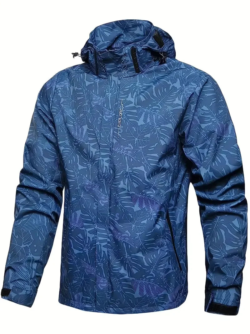 Man 2026 New Spring Autumn Leisure And Comfortable Outdoor Zipper Windbreaker Fashion Printed Windproof Jacket