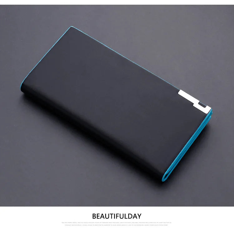 New Men's Wallet Thin Slim Wallet Long Male Business Clutch Bag Coin Purse Luxury Brand Men Wallet Carteira Masculina Cardholder