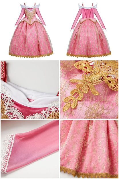 Kids Encanto Mirabel Isabela Dolores Costume Girls Elsa Belle Rapunzel Mermaid Carnival Cosplay Dress Children Princess Clothes