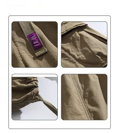 Oversized Cargo Pants For Men Multi Pocket Loose Fit Streetwear Casual American Style Korean Trendy Fashion Straight Leg Pants