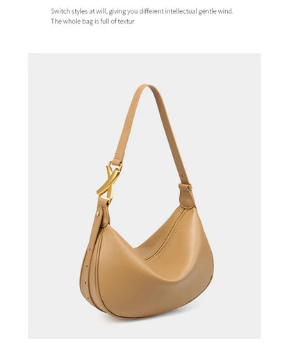 100% Genuine Leather Women's Tote Bag Luxury Brand Designer Women Shoulder Crossbody Bag High Quality Cowhide Female Handbags