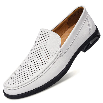 Male Comfy Walking Shoe Genuine Leather Slip on Mens Loafers New Trend Casual Shoes Men Designer Moccasins Hot Sale Drive Shoes