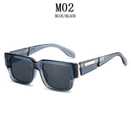 Retro Sunglasses Women Trendy Vintage Square Sunglass Men Fashion Glasses Shades Luxe Lunette Soleil Femme Gafas De Sol Hombre