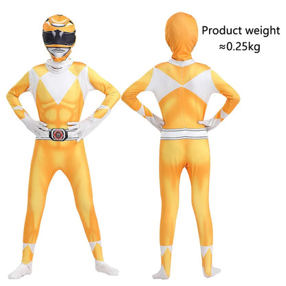Adult Kids Superhero Power Samurai Sentai Shinkenger Rangers Costume Cosplay Adult Jumpsuit Dress Halloween Party Zentai Suits