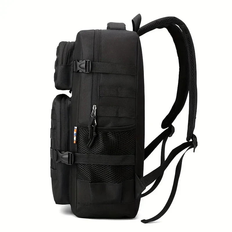 Tactical Backpacks Men's Camouflage Backpack, Hiking And Camping Backpack, LargeCapacity Multi-layer Outdoor Sports Backpack