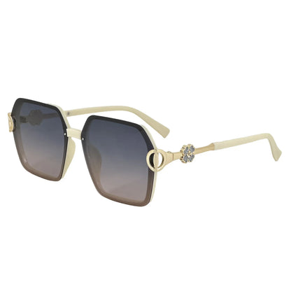 2025 New Sunglasses Ladies Glasses Alloy Legs with Diamound Sunglasses Women Luxury Gafas De Sol UV400