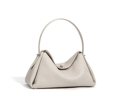 Minimalist Lady Soft Genuine Leather Pillow Crossbody Bag Women's Convertible Shoulder Bags 2026 New Chic Solid Color Handbag