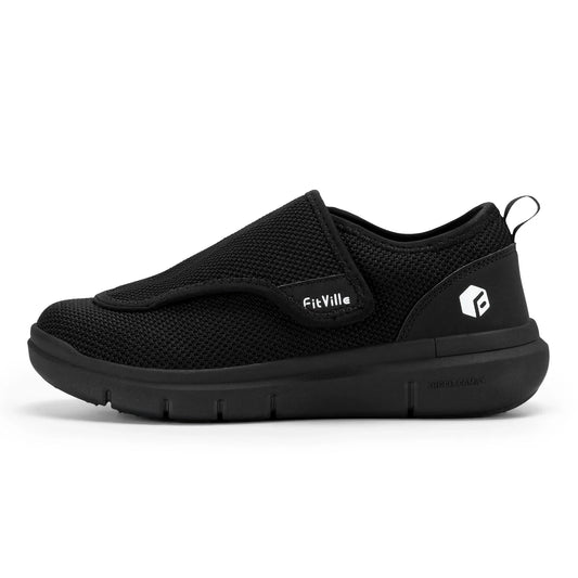 Extra Wide Men's Diabetic Shoes for Elder Orthopedics Feet Swollen Adjustable Walking Shoe Elderly Foot Pain Relief