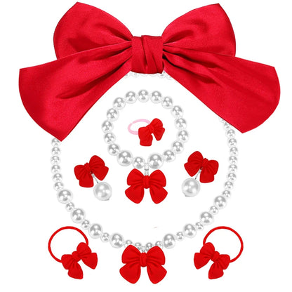 Girls Halloween Party Cosplay Red Queen Gown Clothes Kids Witch Long Sleeves Carnival Outfits Children Masquerade Fancy Costumes