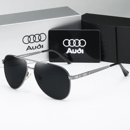 UV400 Polarized AntiGlare Retro Flight Sunglasses Glasses for Motorcycle Classic FrogEye Outdoor Glasses Men Women 558
