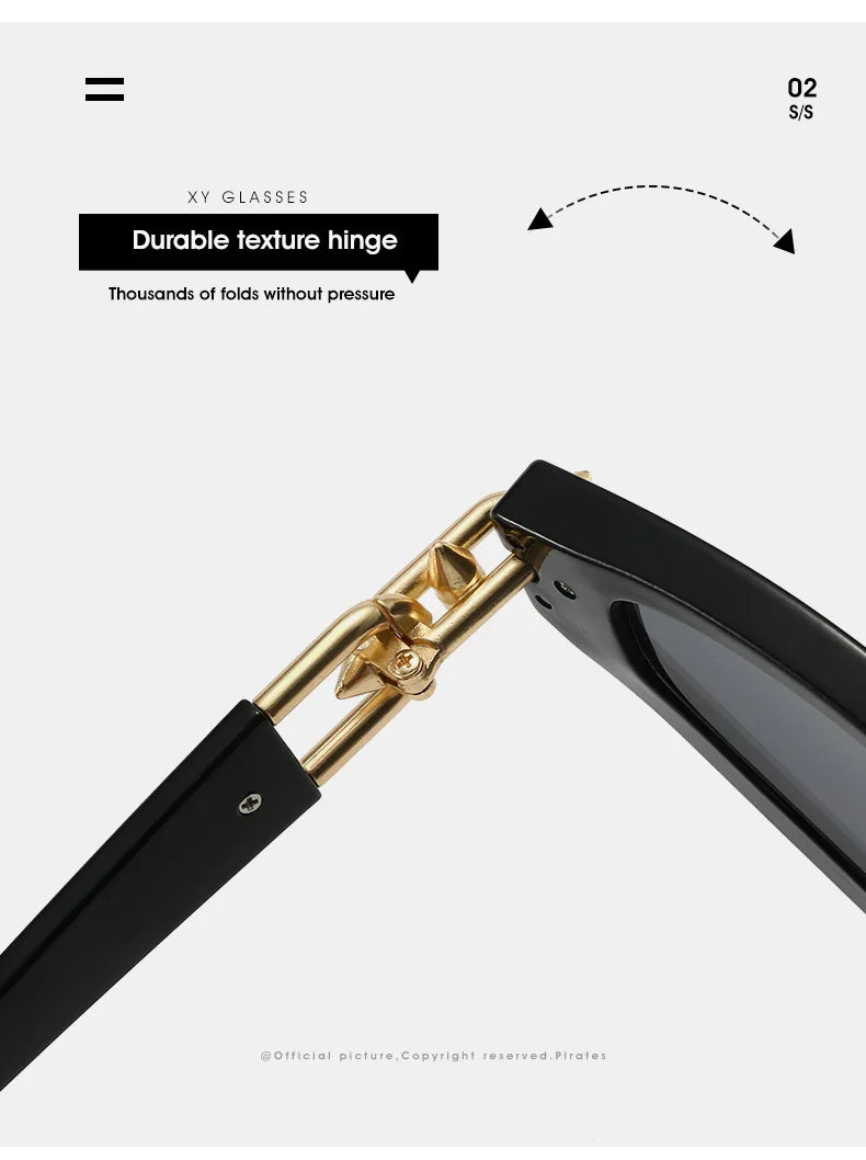 New Designer Triangle Cat Eye Sunglasses Women Brand Arrow Metal Sun Glasses Ins Fashion Cool Ladies Eyewear Lentes De Sol Mujer