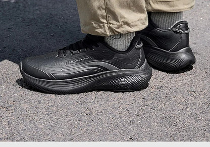 Men Running Shoes Leather Waterproof Windproof Versatile comfortable Shock-absorbing Male Sneakers 672532212F
