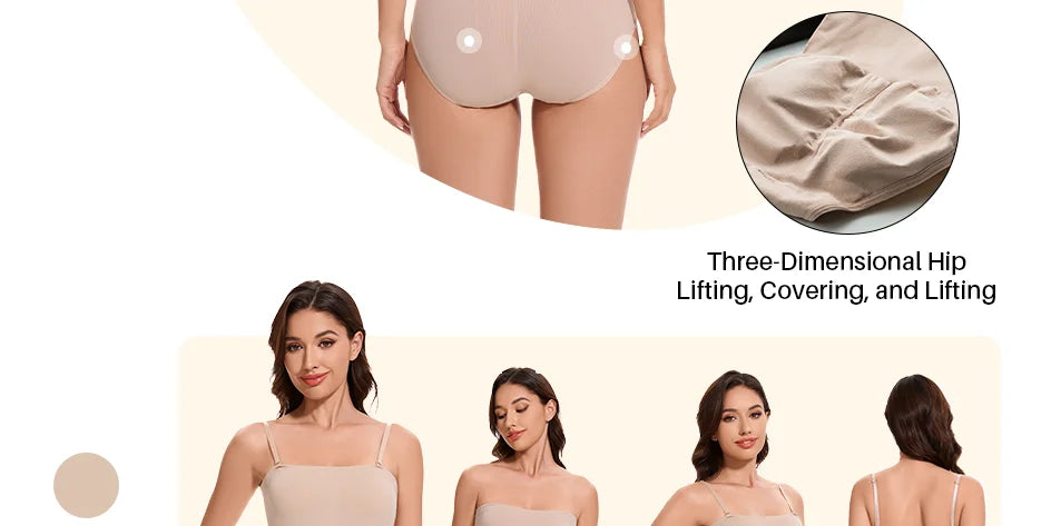 Slimming Strapless Bodysuit Off Shoulder Women Shorts Shapewear Tummy Control Body Shaper Sexy Fajas Underwear Bodysuits