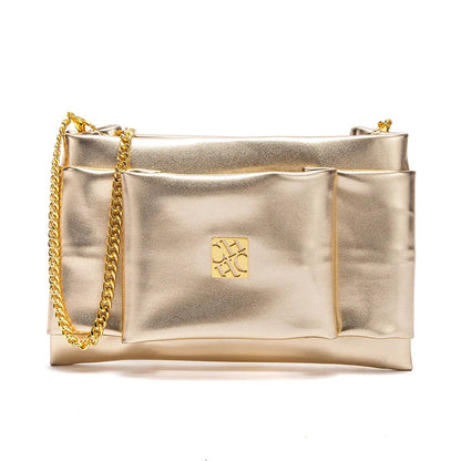 Women's Shoulder Bag New Simple Black Detachable Dual purpose Chain Bag Business Wallet