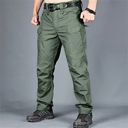 Plus Size Men's Elastic Tactical Pants Camping Hiking Fishing Trekking Climbing Outdoor Trousers Quick Dry Sports