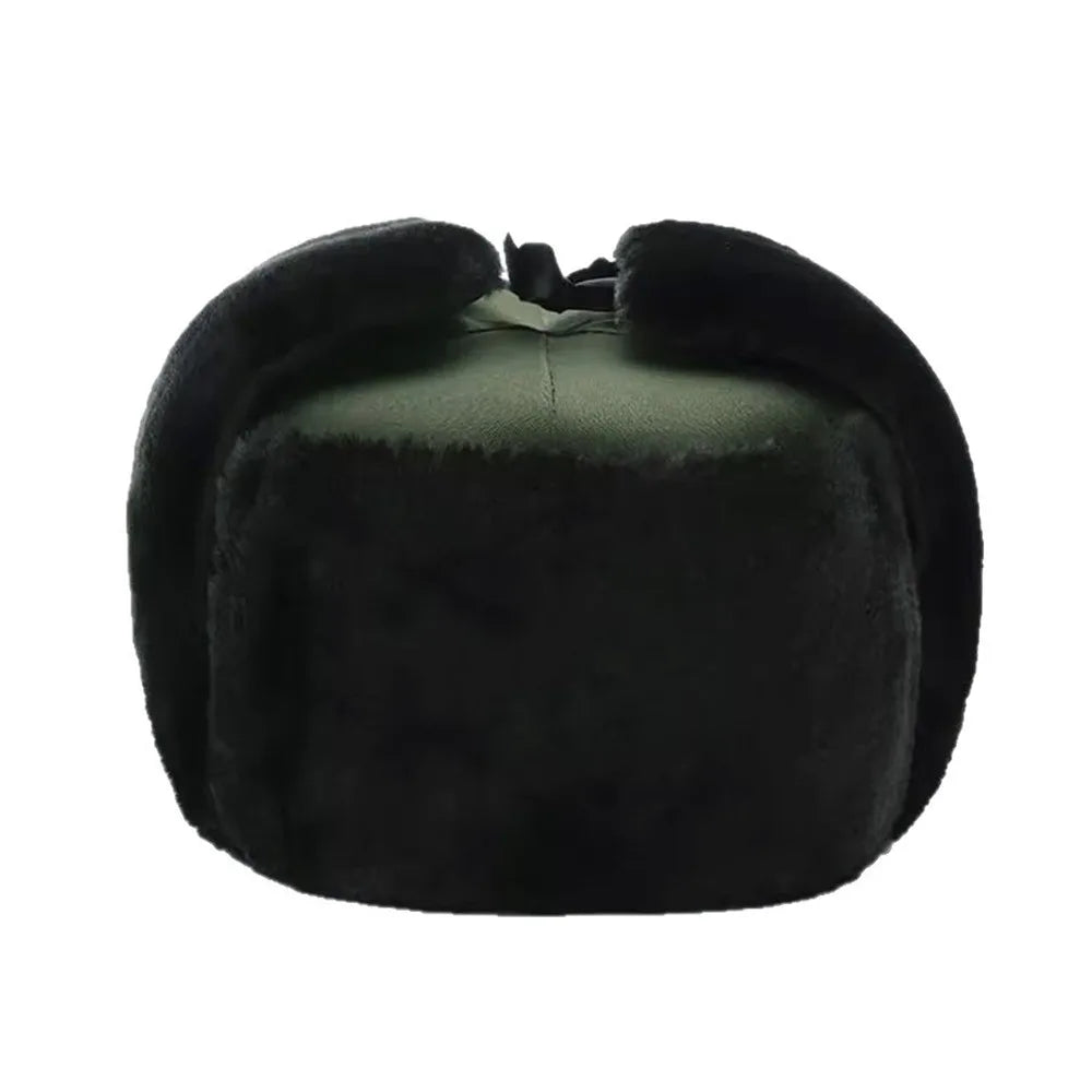Outdoors Thick Bomber Hat Warm Ear Protection Winter Cap Casual Windproof Ushanka Fur Hat for Men Women