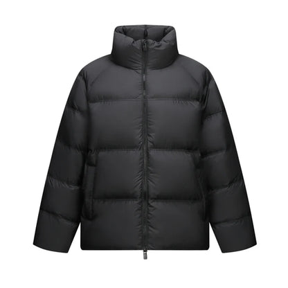 Down Jacket Men 2026 Winter New Thickened Short Coat Three-Proof Thermal Puffer Coat Couple Top Trendy Down Jacket