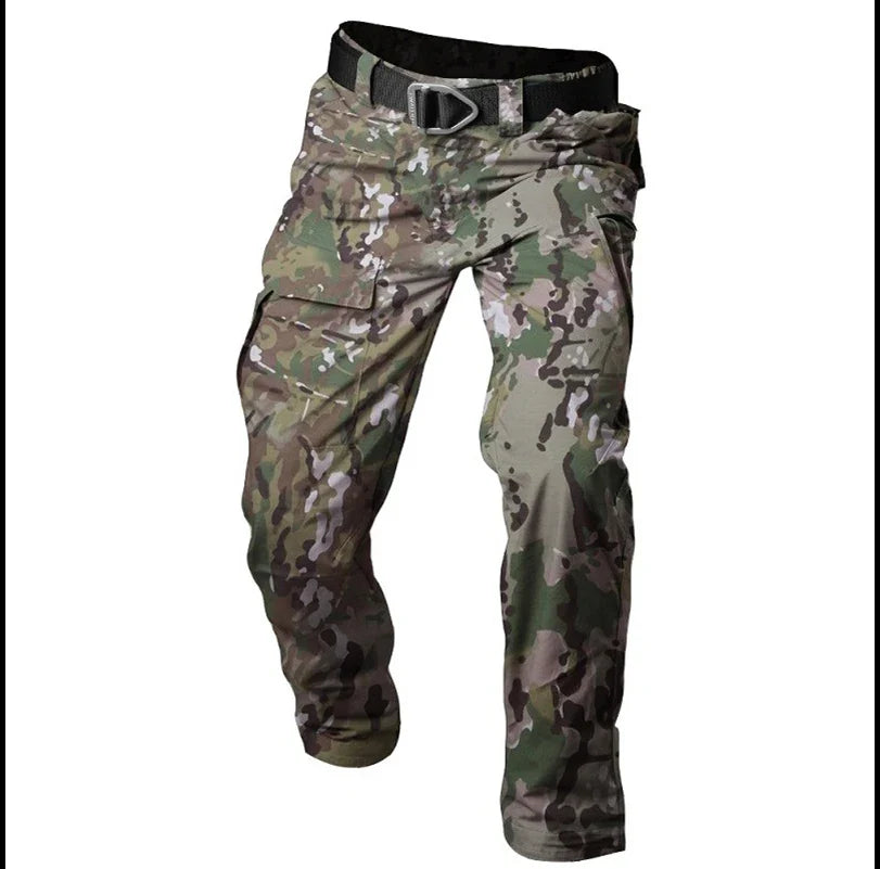 2026 City Tactical Cargo Pants Men Hiking   Hunting Pants Cotton Multi-pocket Stretch Flexible Man Casual Trousers