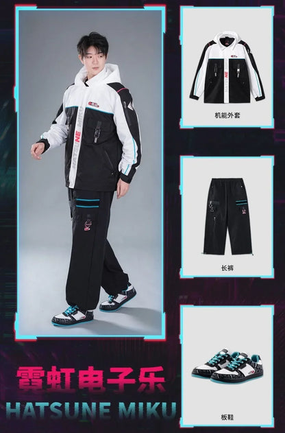 Hatsune Miku Cosplay Men's Trousers Cargo Pants Anime Vocaloid Women Man Clothes Work Trousers Casual Costume