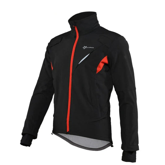 Bicycle Jacket Winter Cycling Clothing Thermal Fleece Long Sleeve Cycling Bike Clothing Warmer Windproof Sportswear