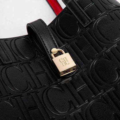 High-quality Fashionable Letter Printed Handbag Large Capacity Solid Color High-end Feel Versatile Women's Shoulder Bag
