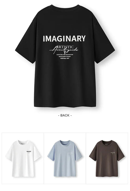 Men Tshirt Soft Print Letter Embroidered Crew Neck 2026 Summer Casual Style Comfortable Fashion Breathable All Match Top