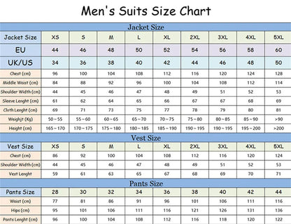 Elegant Brown Men's Suit Jacket Pants Three-Piece Set Classic Business Men Striped Suit Groom Wedding Buckle suit