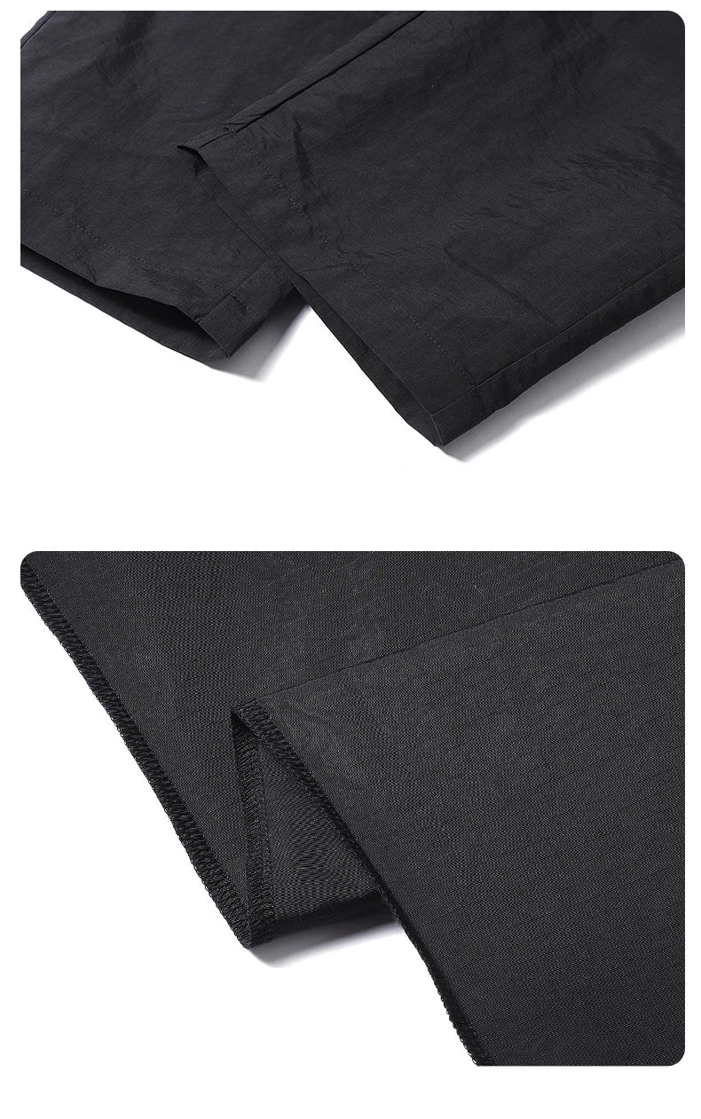 Hiking Women Pant Elastic Waist Waterproof Trouser Zippered Pockets Sport Pant Men Windproof Outdoor Cargo Pants Fishing Trouser