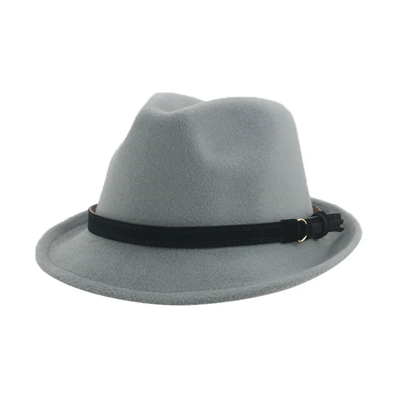 Hats for Women Fedora Winter Cowboy Hat Top Wool Khaki Green Black Jazz Caps Gentlemen Hats for Men Pamelas Y Tocados Para Bodas