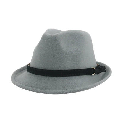 Hats for Women Fedora Winter Cowboy Hat Top Wool Khaki Green Black Jazz Caps Gentlemen Hats for Men Pamelas Y Tocados Para Bodas