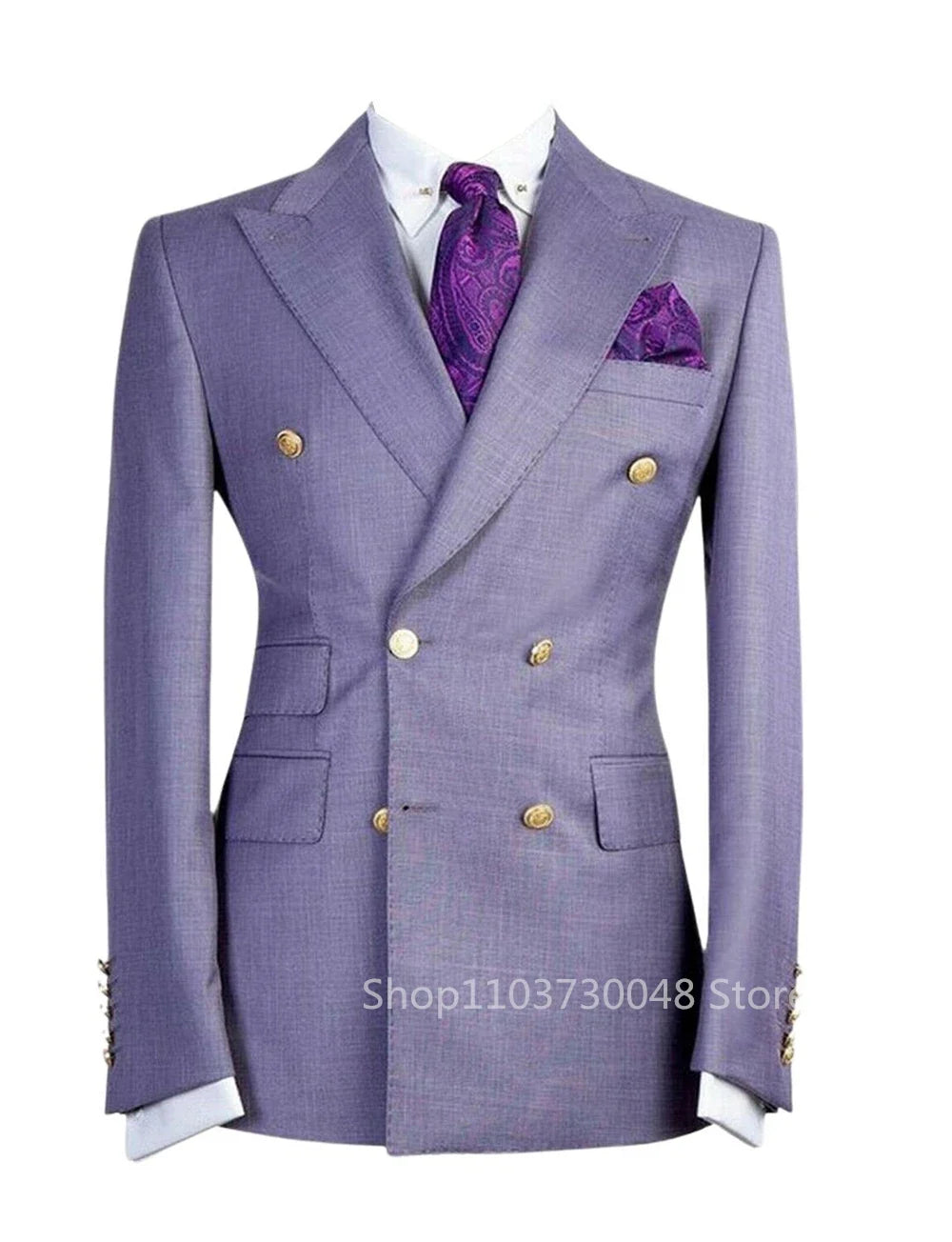 XS-6XL Wedding Men Suits Blazer Bridegroom Business Groom Wear Tuxedo Jacket Formal Party Double Breasted Peak Lapel One Coat
