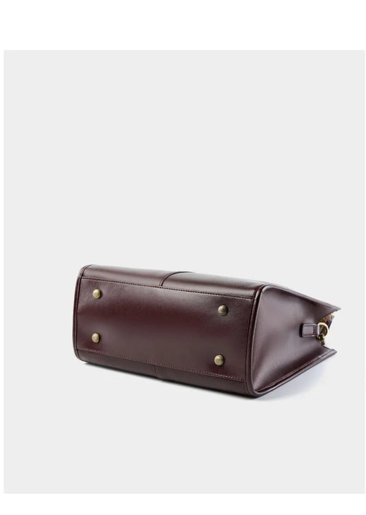 Female Genuine leather handbags women shoulder crossbody bag vintage high-capacity tote bag minimalist luxury bag