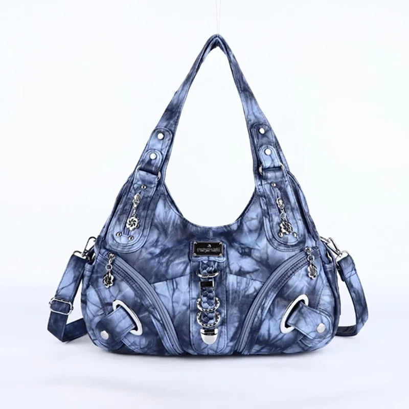 Vintage Women Handbags Fashion Shoulder Bag Large Tote Top-handle Shopping Pack Multifunctional Satchel Lady Hobos Purse