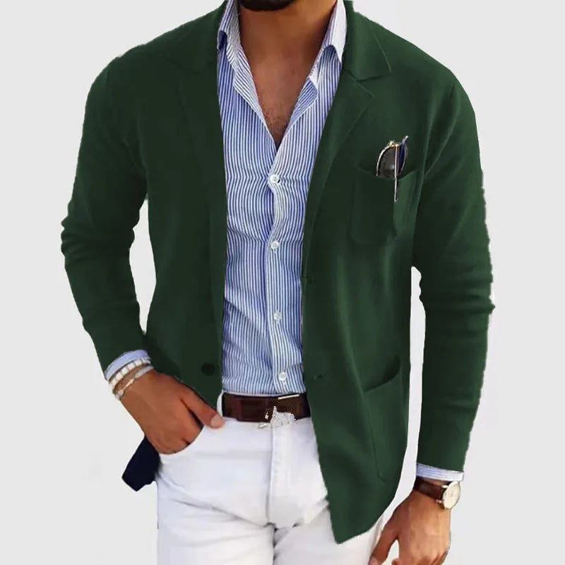 2026 New Men's Blazer Jackets Fashion Slim Fit Solid Single-breasted Suit Coats Business Casual Outerwear Wedding Suits for Men