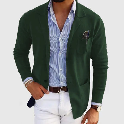2026 New Men's Blazer Jackets Fashion Slim Fit Solid Single-breasted Suit Coats Business Casual Outerwear Wedding Suits for Men