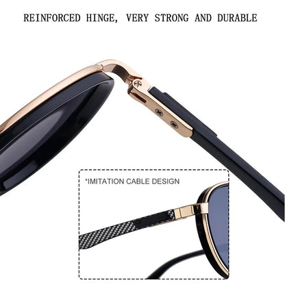 Fashion Oval Sunglasses For Men Luxury Retro Glasses Vintage Sunglasses Women Trendy And Fashionable Gafas De Sol Hombre Okulary