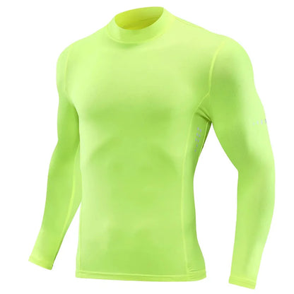 Men Children Long Sleeve Running Slim Tops Tees Sportswear Gym Fitness Compression T-shirt Outdoor Football Jersey Jogging Tight