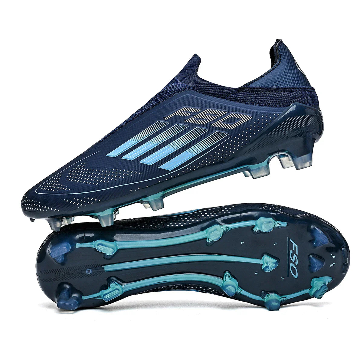 New Men Soccer Shoes Cleats Outdoor Sport Football Boots Non Slip Training Boys Breathable Adult Long Spikes Match Comfortable