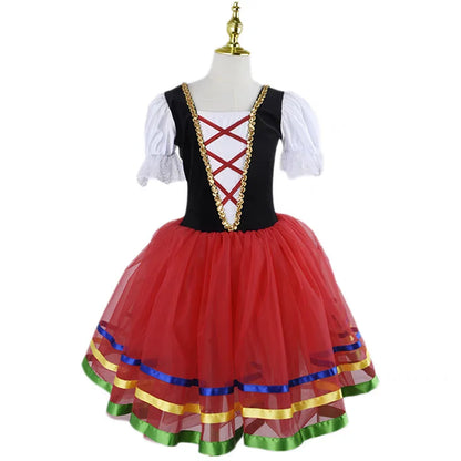 Adult Romantic Tutu Ballet Dress For Girls Kids Women Ballerina Dress Performance Ballet Dance Dress Contemporary Dance Costumes