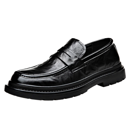 Fashion Leather Mens Casual Shoes Breathable Business Handmade Slip On Shoes Hot Sale Brand Classic Men Shoes Flats Moccasins