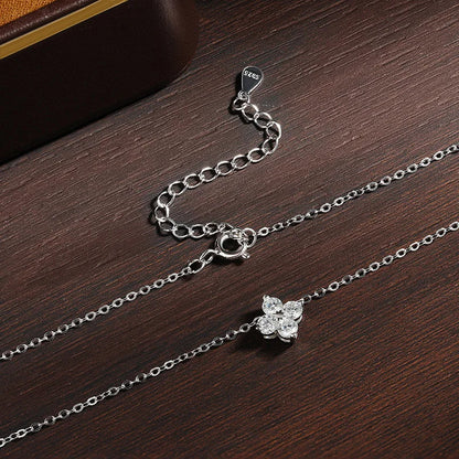 D VVS1 Moissanite Pandent Necklace GRA Certified 0.4ct Lab Diamond s925 Sterling Silver Dainty Necklaces for Women