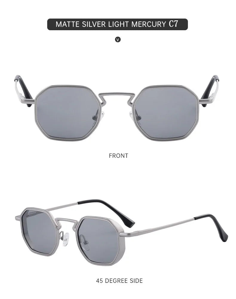 Vintage Steampunk Sunglasses Women 2025 Luxury Retro Punk Sunglass Men Fashion Glasses Gafas De Sol Hombre Lunette Soleil Femme