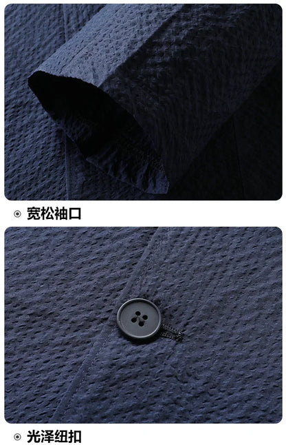 Summer new style suit jacket - Men's fashionable lightweight breathable quick-drying coat with sun protection fabric