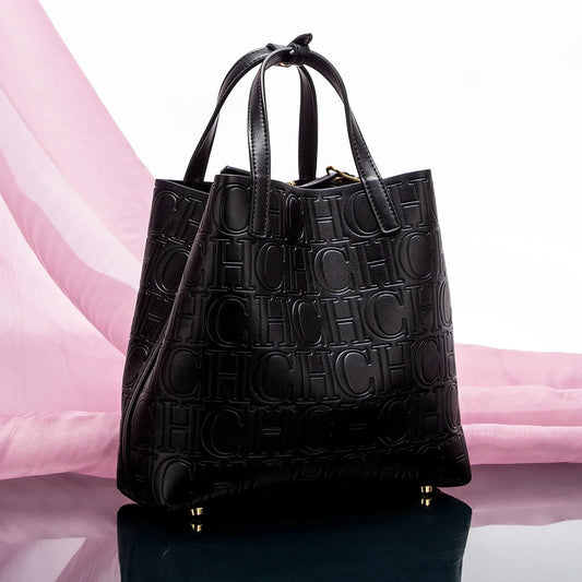 Colour Simple Design Fashion Handbag Pure Large Capacity Exquisite Versatile Classic Retro Style Women's