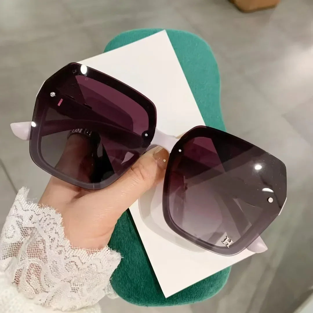 Polygon High Quality Sun Glasses Women New 2025 Fashion UV400 Anti UV400 Driving Vintage Girls Sunglasses Lentes De Sol Mujer