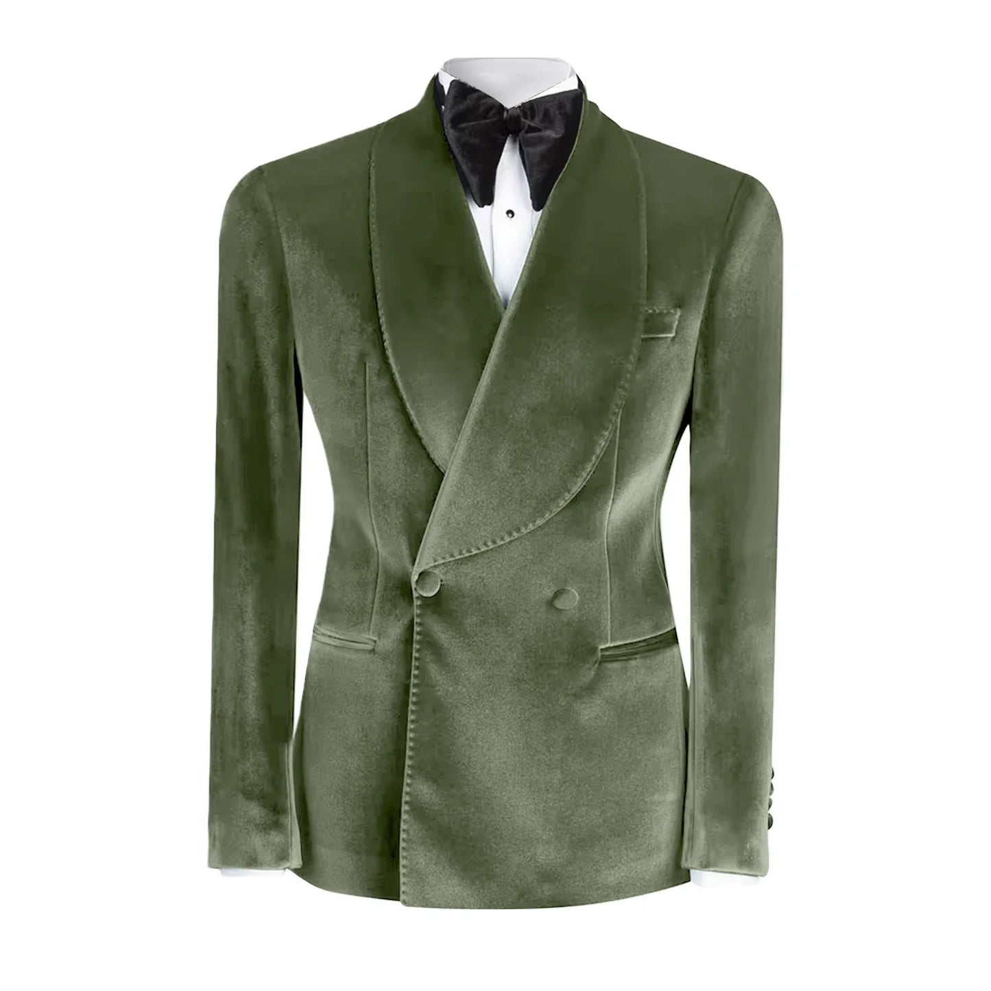 Vintage Velvet Wedding Tuxedos Jacket Double Breasted Men Blazers Suit Peaked Lapel Groom Wear Party Sport Coats Customized
